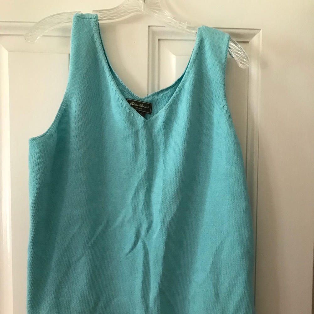 Eddie Baurer Turquoise Sweater Top